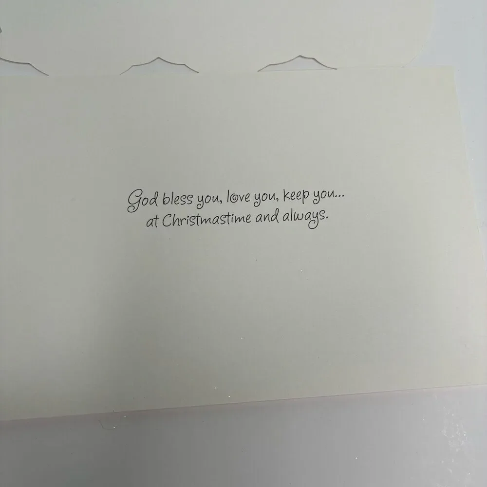 Hallmark Christmas Cards Ruth Morehead Three Little Angels Box Of 18 Foil Cards
